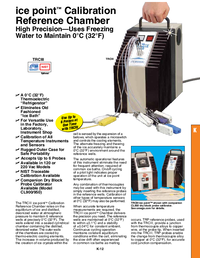 Thumbnail of document Data Sheet - TRCIII-220 High Precision Calibration-Temperature Reference Chamber